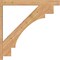 Ekena Millwork Merced Block Smooth Outlooker, Western Red Cedar, 5 1/2"W x 42"D x 42"H OUT06X42X42MRC05SWR - alternate 2